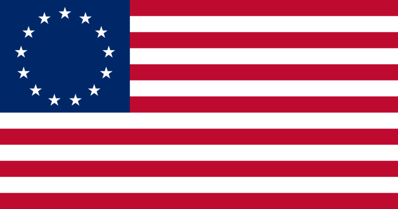 Bandeira dos Estados Unidos criada por Besty Ross